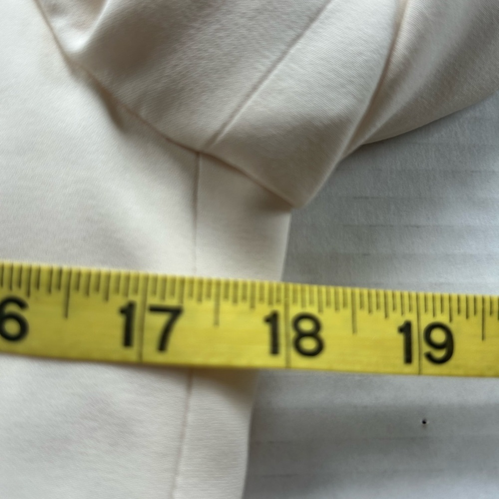 Ralph Lauren purple label Ivory Satin silk Jacket Sz 6 as is (stains ). Italy - Picture 10 of 12